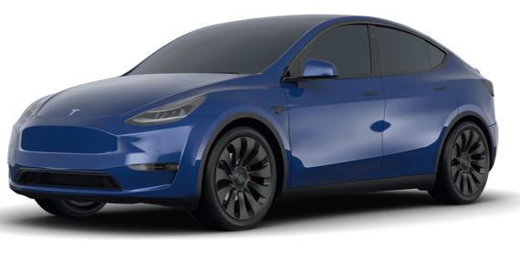 TESLA MODEL Y 2021 5YJYGDEF8MF269678 image